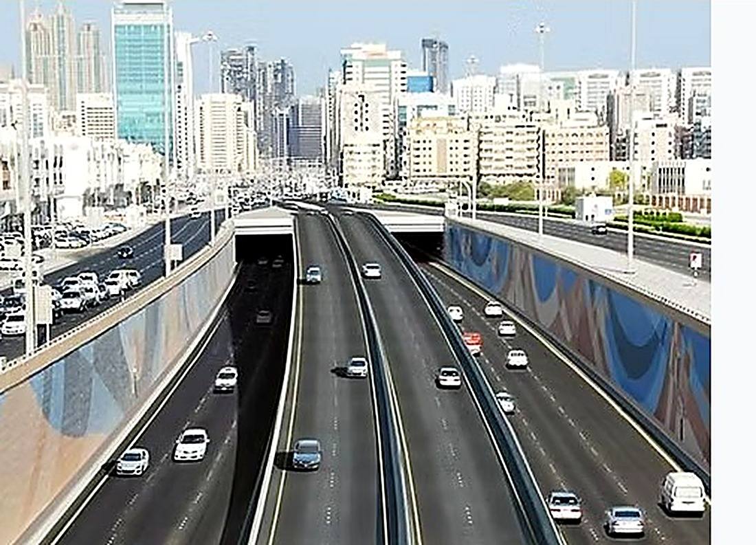 Mina Zayed Tunnel Abu Dhabi